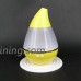 Homyl Water-drop Mini USB Humidifier  Oversized Mist  Diffuse Water & Essential Oils  Changing Colors Light Automatically - Yellow - B07DVM9B6L